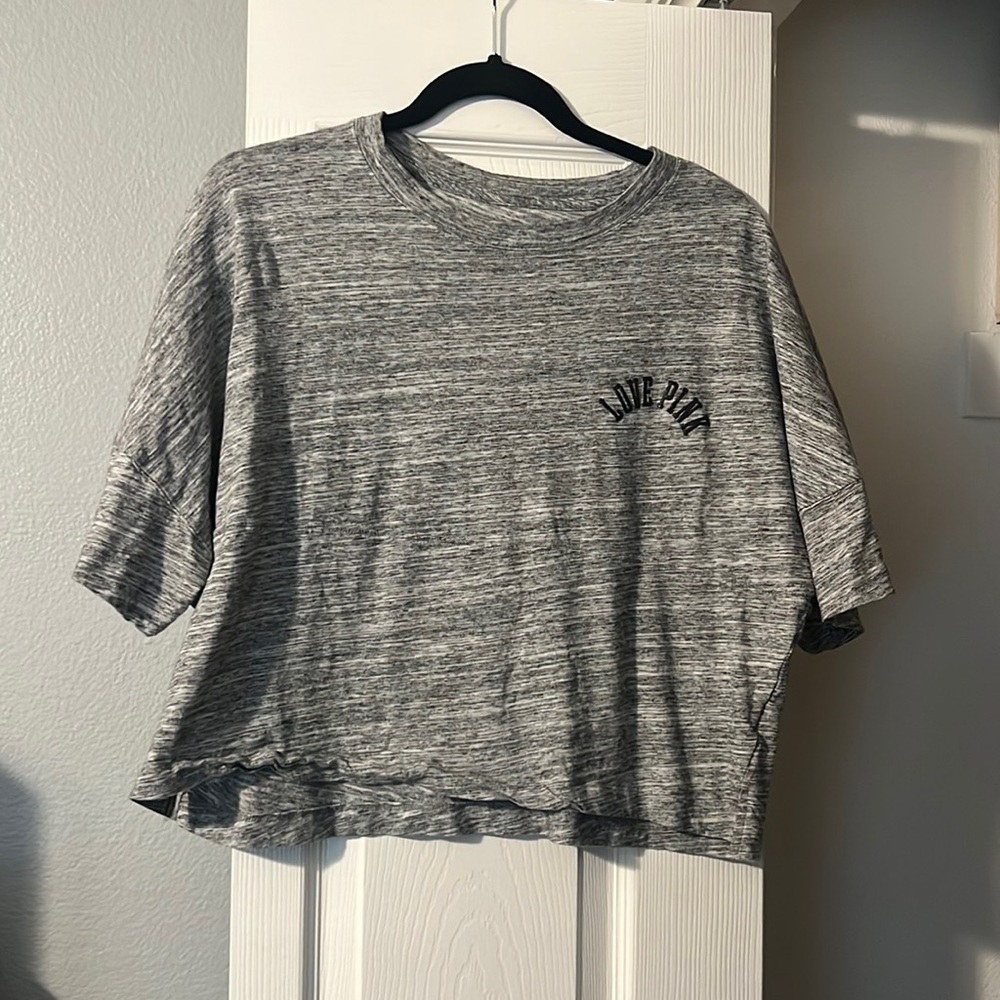 Pink cropped t